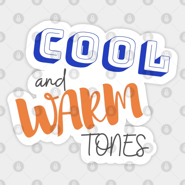 Cool and Warm Tones Sticker by stickersbyjori